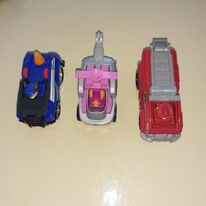 Paw Patrol Die-cast cars. Skye. Chase and Marshall's